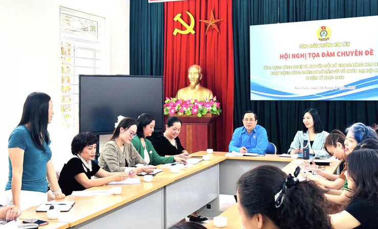 CÔNG ĐOÀN PHƯỜNG KIM LIÊN ĐẨY MẠNH CHUYỂN ĐỔI SỐ TRONG HOẠT ĐỘNG- Ảnh 2.