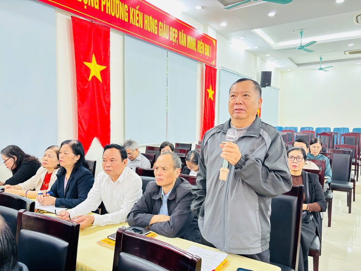 UB. MTTQ phường Kiến Hưng tổ chức hội nghị phản biện Dự thảo Báo cáo kết quả thực hiện các chỉ tiêu phát triển kinh tế - xã hội năm 2025 và Kế hoạch phát triển kinh tế - xã hội năm 2026 của UBND phường Kiến Hưng- Ảnh 4.