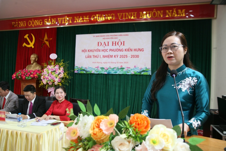 Đại hội Hội Khuyến học phường Kiến Hưng lần thứ I, nhiệm kỳ 2025 - 2030- Ảnh 5.