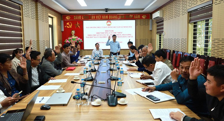 Xã Minh Châu tổ chức hội nghị hiệp thương lần thứ Nhất giới thiệu người ứng cử Đại biểu HĐND xã khóa XXII, nhiệm kỳ 2026 - 2031.- Ảnh 7.