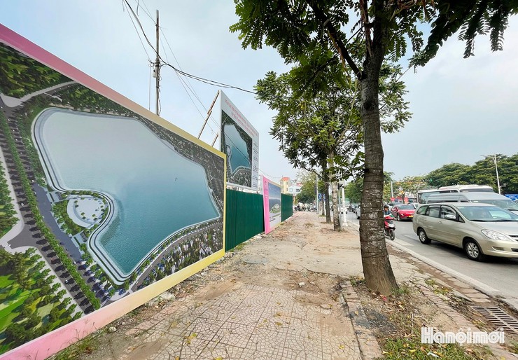 Đại công trường thi công hồ điều hòa  phường Long Biên- Ảnh 11.