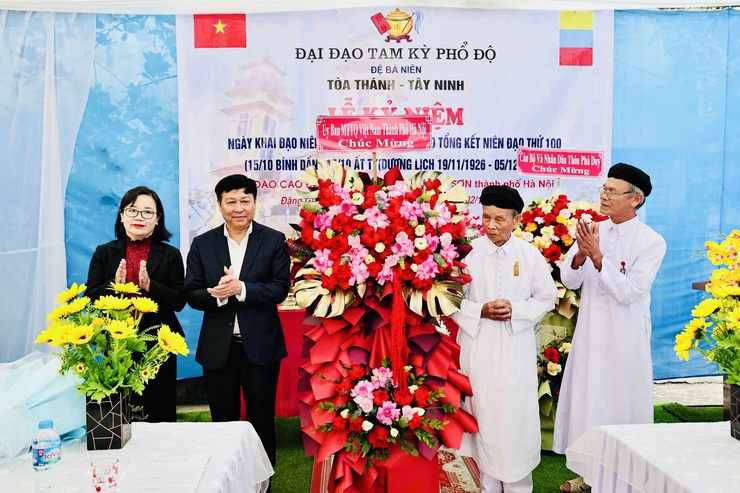 HỌ ĐẠO CAO ĐÀI HÒA XÁ - HƯƠNG SƠN KỶ NIỆM 101 NĂM NGÀY HOẰNG KHAI ĐẠI ĐẠO- Ảnh 2.