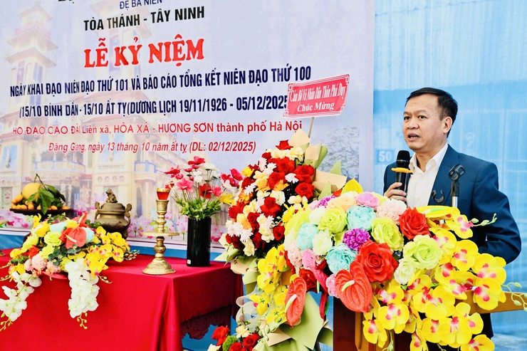 HỌ ĐẠO CAO ĐÀI HÒA XÁ - HƯƠNG SƠN KỶ NIỆM 101 NĂM NGÀY HOẰNG KHAI ĐẠI ĐẠO- Ảnh 6.