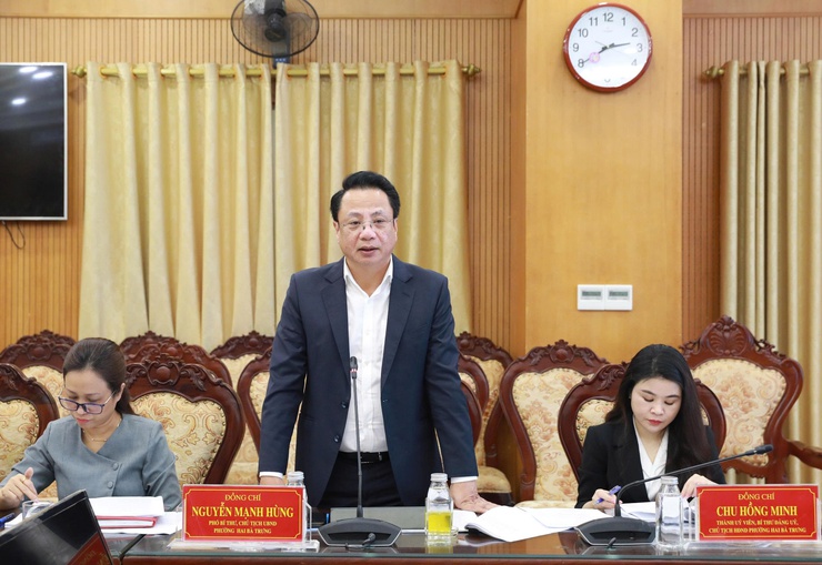 Phường Hai Bà Trưng tổ chức hiệp thương thỏa thuận cơ cấu, số lượng, thành phần người ứng cử đại biểu HĐND phường nhiệm kỳ 2026 - 2031.- Ảnh 9.