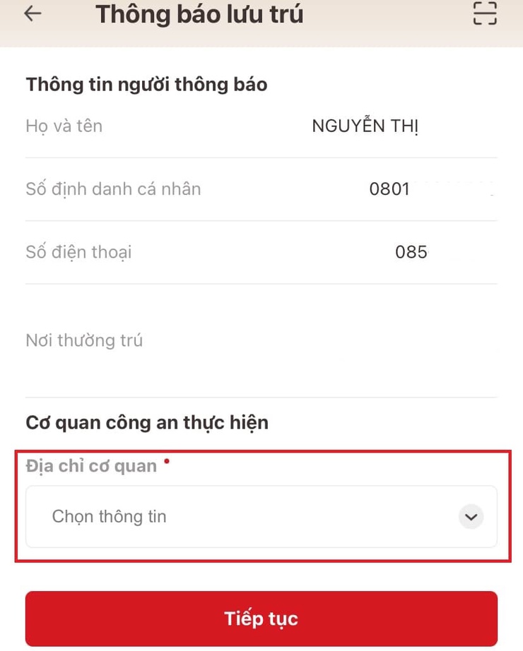 Hướng dẫn đăng ký thường trú, tạm trú, thông báo lưu trú năm 2026 trên VNeID, dịch vụ công cho người dân đầy đủ, chi tiết.- Ảnh 20.