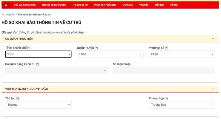Hướng dẫn đăng ký thường trú, tạm trú, thông báo lưu trú năm 2026 trên VNeID, dịch vụ công cho người dân đầy đủ, chi tiết.- Ảnh 36.