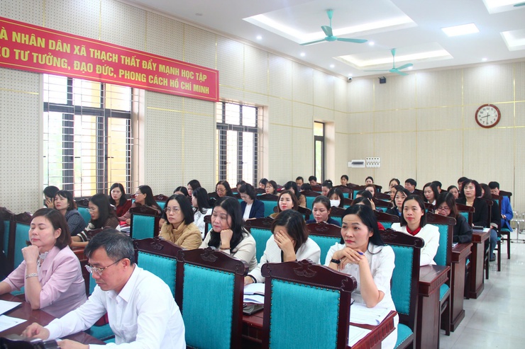 Xã Thạch Thất chú trọng nâng cao kiến thức, kỹ năng về công tác dân số trong tình hình mới- Ảnh 6.