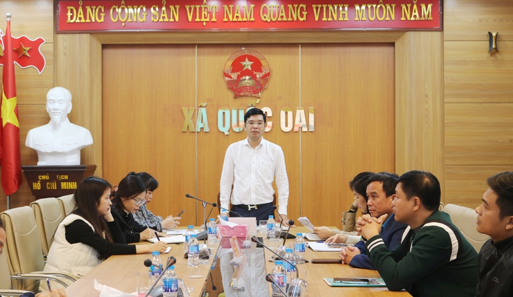 UBND xã Quốc Oai tổ chức hội nghị triển khai công tác tặng quà theo Nghị quyết số 418 của Chính phủ- Ảnh 10.