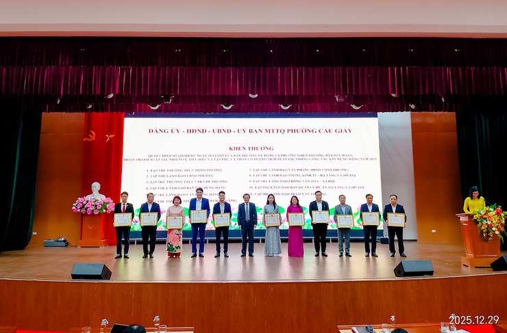 PHƯỜNG CẦU GIẤY HƯỚNG TỚI NĂM 2026: HIỆN ĐẠI – TINH GỌN – HIỆU QUẢ- Ảnh 8.