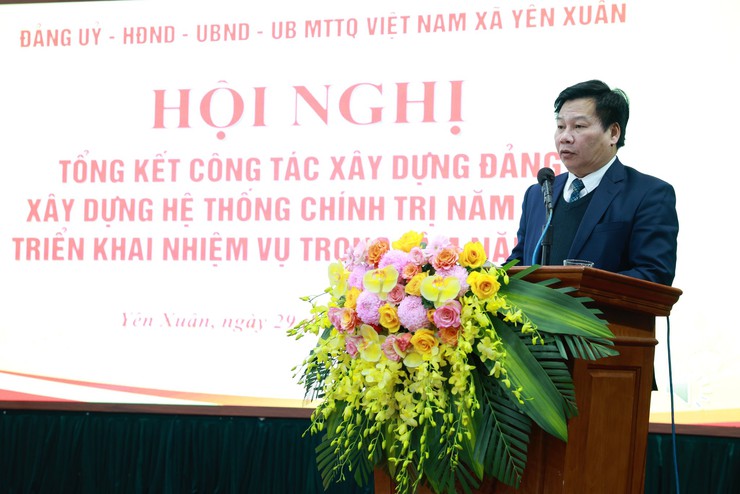 Yên Xuân tổng kết công tác xây dựng Đảng, xây dựng hệ thống chính trị, triển khai nhiệm vụ trọng tâm năm 2026- Ảnh 8.