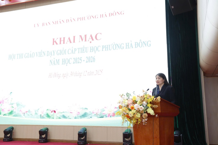 Phường Hà Đông  khai mạc Hội thi giáo viên dạy giỏi cấp tiểu học năm học 2025–2026- Ảnh 1.