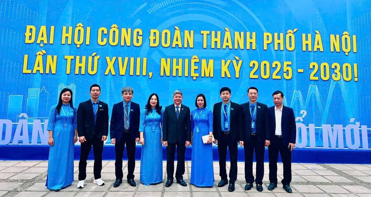 Đại hội Công đoàn thành phố Hà Nội lần thứ XVIII, nhiệm kỳ 2025 – 2030 thành công tốt đẹp, mở ra giai đoạn phát triển mới của Công đoàn Thủ đô- Ảnh 6.