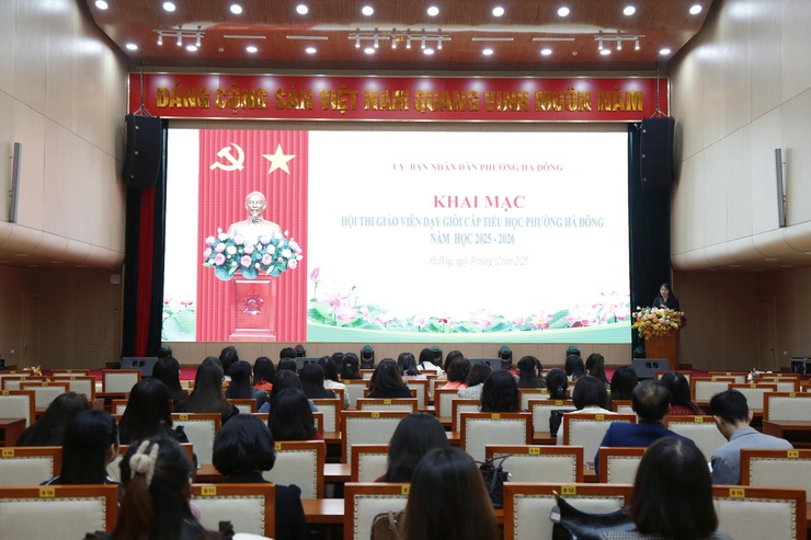 Phường Hà Đông  khai mạc Hội thi giáo viên dạy giỏi cấp tiểu học năm học 2025–2026- Ảnh 2.