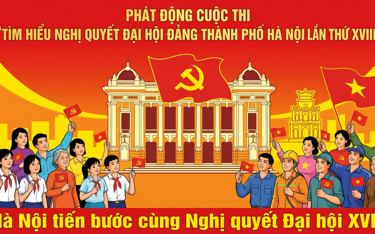 Phường Tây Mỗ tuyên truyền, triển khai Cuộc thi hiểu Nghị quyết Đại hội đại biểu Đảng bộ thành phố Hà Nội lần thứ XVIII, nhiệm kỳ 2025 – 2030
- Ảnh 1.