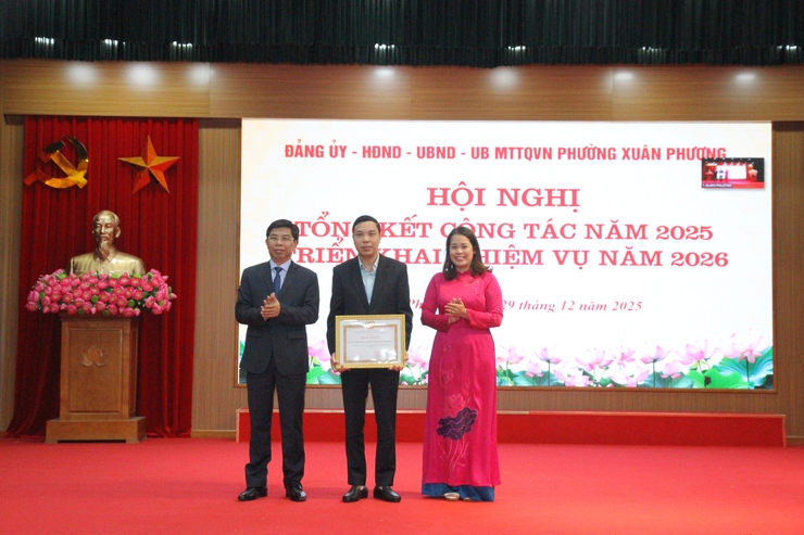 Phường Xuân Phương tổng kết công tác năm 2025, triển khai nhiệm vụ năm 2026- Ảnh 12.