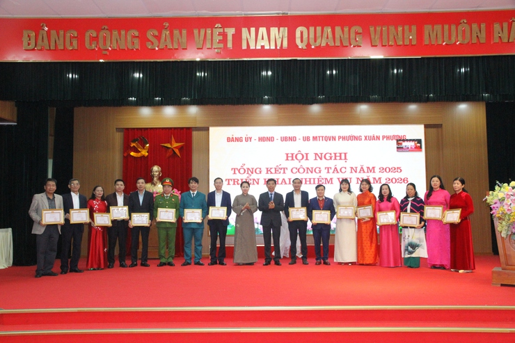 Phường Xuân Phương tổng kết công tác năm 2025, triển khai nhiệm vụ năm 2026- Ảnh 17.