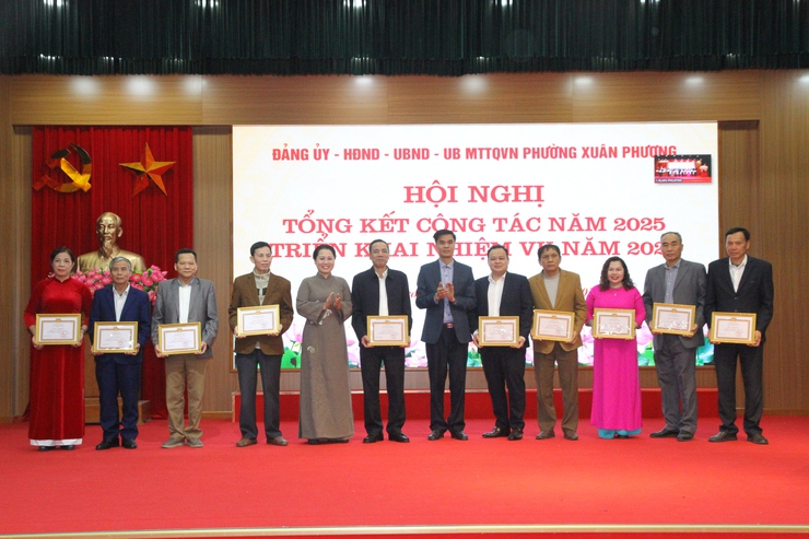 Phường Xuân Phương tổng kết công tác năm 2025, triển khai nhiệm vụ năm 2026- Ảnh 20.