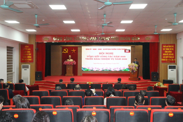 Phường Xuân Phương tổng kết công tác năm 2025, triển khai nhiệm vụ năm 2026- Ảnh 11.