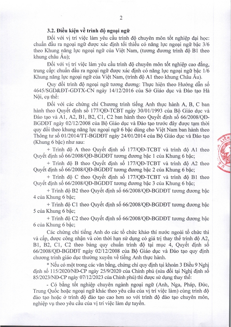 THÔNG BÁO TUYỂN DỤNG VIÊN CHỨC LÀM VIỆC TẠI CÁC CƠ SỞ GIÁO DỤC CÔNG LẬP THUỘC UBND XÃ LIÊN MINH NĂM 2025- Ảnh 2.