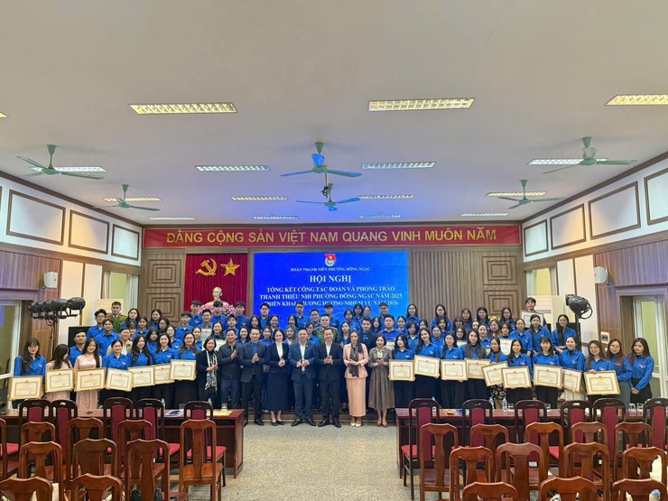 ĐOÀN THANH NIÊN PHƯỜNG ĐÔNG NGẠC TỔNG KẾT CÔNG TÁC ĐOÀN VÀ PHONG TRÀO THANH THIẾU NHI NĂM 2025- Ảnh 5.