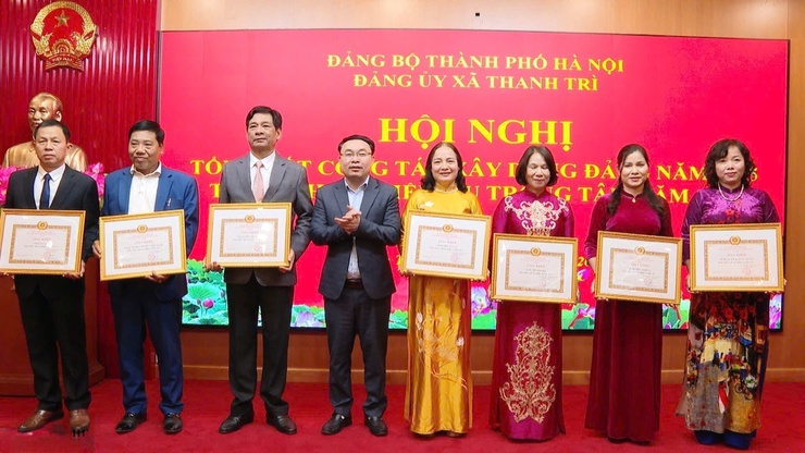 Đảng bộ xã Thanh Trì:  Nâng cao chất lượng xây dựng Đảng, gắn với công tác chuyển đổi số- Ảnh 6.