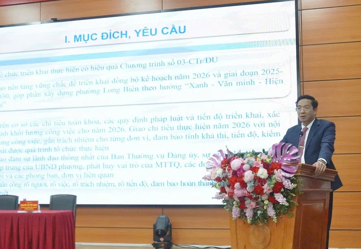 Hội nghị lần thứ Tư - Ban Chấp hành Đảng bộ phường Long Biên khoá I, nhiệm kỳ 2025 - 2030- Ảnh 4.