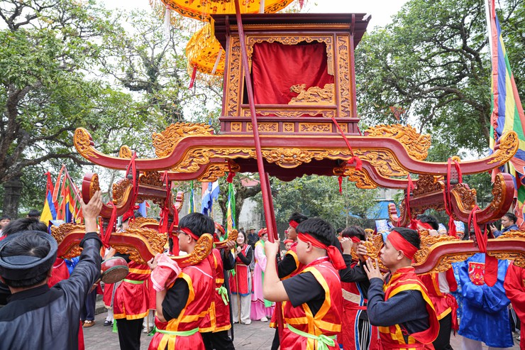 NHỮNG HÌNH ẢNH ĐẸP TẠI LỄ HỘI TRUYỀN THỐNG THÔN DƯƠNG CỐC NĂM 2025- Ảnh 1.