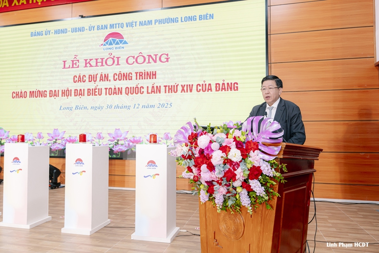 Khởi công 4 dự án chào mừng Đại hội đại biểu toàn quốc lần thứ XIV của Đảng- Ảnh 3.