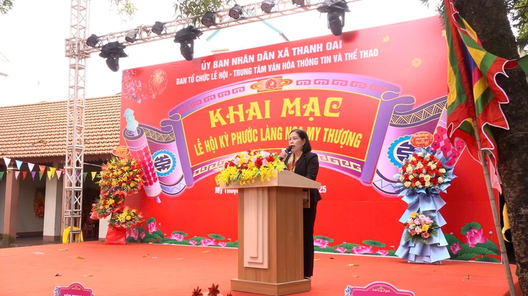 Khai mạc Lễ hội kỳ phước Làng Nga My Thượng, xã Thanh Oai- Ảnh 5.