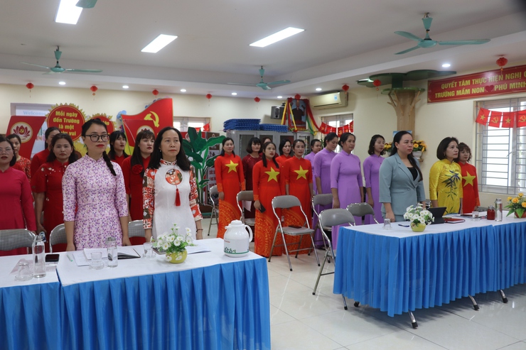 CHI BỘ TRƯỜNG MẦM NON PHÚ MINH TỔNG KẾT CÔNG TÁC XÂY DỰNG ĐẢNG NĂM 2025, PHƯƠNG HƯỚNG, NHIỆM VỤ NĂM 2026- Ảnh 1.