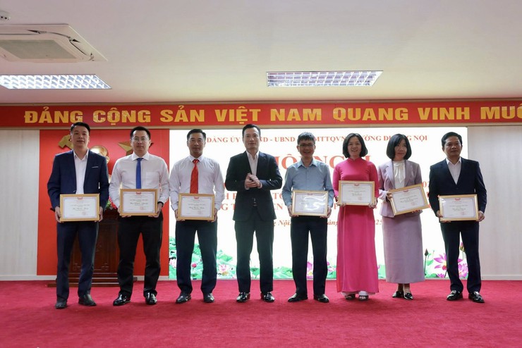 Phường Dương Nội tổng kết phong trào thi đua và công tác khen thưởng năm 2025, phát động thi đua năm 2026- Ảnh 5.