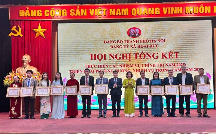 Đảng uỷ xã Hoài Đức tổng kết thực hiện các nhiệm vụ chính trị năm 2025, triển khai phương hướng nhiệm vụ trọng tâm năm 2026- Ảnh 10.