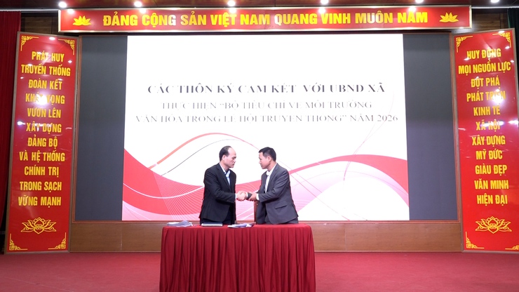 UBND xã Mỹ Đức triển khai kế hoạch tổ chức và quản lý lễ hội truyền thống và ký kết thực hiện “ Bộ tiêu chí về môi trường văn hoá trong lễ hội truyền thống “- Ảnh 12.