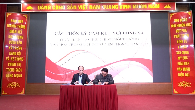 UBND xã Mỹ Đức triển khai kế hoạch tổ chức và quản lý lễ hội truyền thống và ký kết thực hiện “ Bộ tiêu chí về môi trường văn hoá trong lễ hội truyền thống “- Ảnh 13.