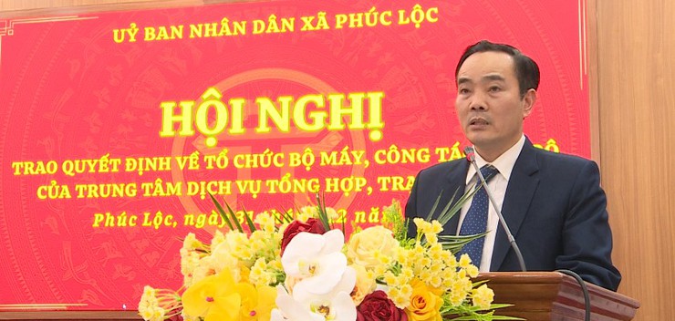 UBND xã tổ chức Hội nghị trao Quyết định về tổ chức bộ máy, công tác cán bộ của Trung tâm Dịch vụ tổng hợp và Trạm Y tế xã- Ảnh 5.