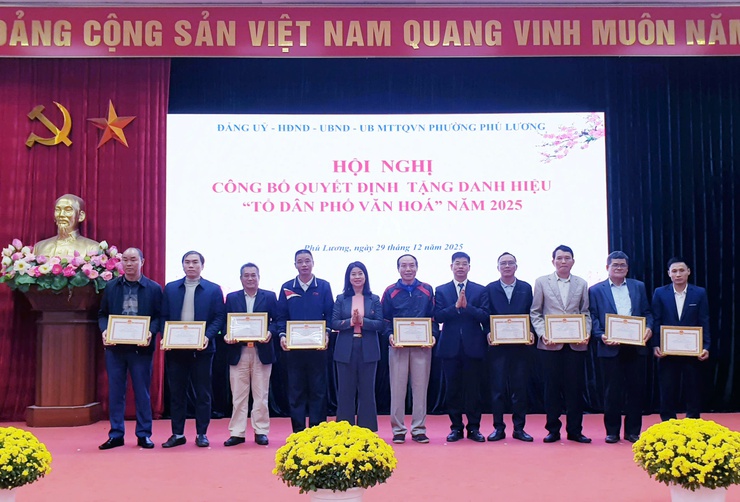 Phường Phú Lương tổng kết công tác thi đua khen thưởng năm 2025, triển khai nhiệm vụ năm 2026- Ảnh 6.
