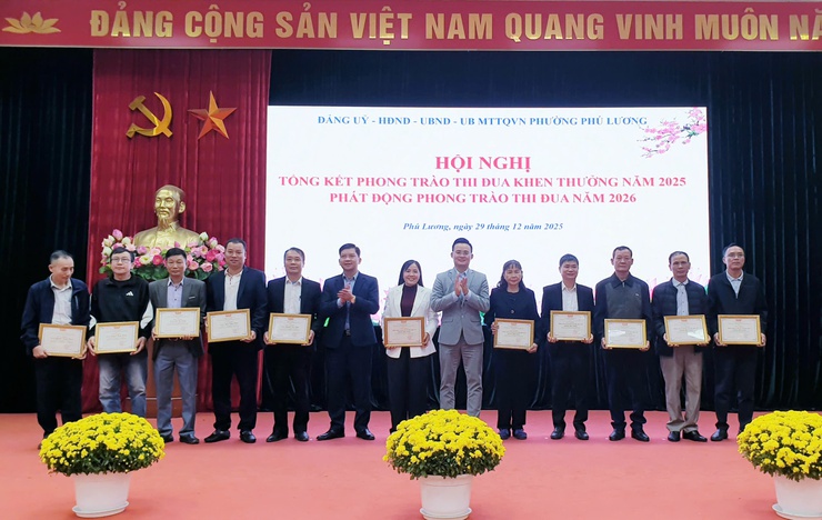 Phường Phú Lương tổng kết công tác thi đua khen thưởng năm 2025, triển khai nhiệm vụ năm 2026- Ảnh 8.