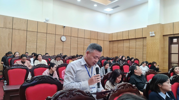 Phường Ngọc Hà lấy ý kiến cử tri nơi công tác đối với người ứng cử HĐND phường- Ảnh 5.