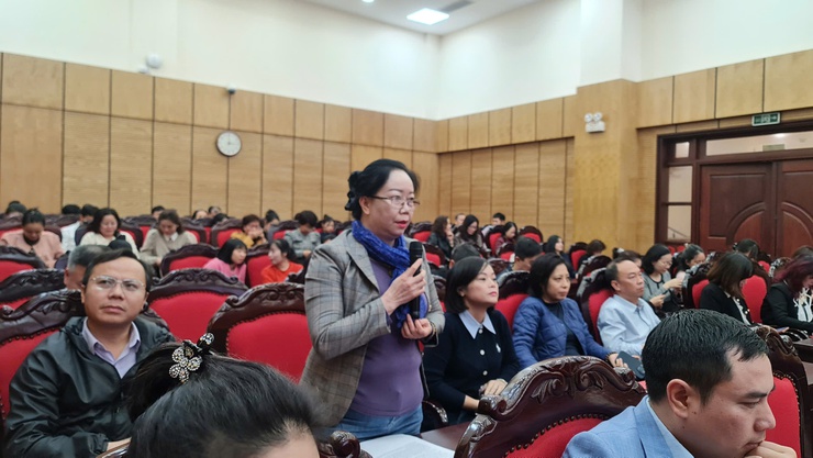 Phường Ngọc Hà lấy ý kiến cử tri nơi công tác đối với người ứng cử HĐND phường- Ảnh 6.