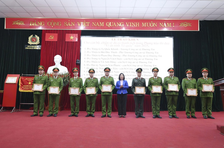 Công an xã Thường Tín triển khai nhiệm vụ công tác năm 2026- Ảnh 6.