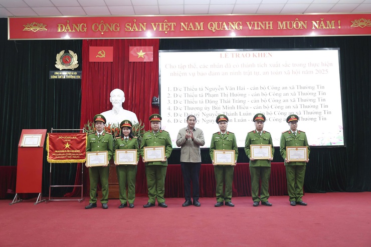 Công an xã Thường Tín triển khai nhiệm vụ công tác năm 2026- Ảnh 8.