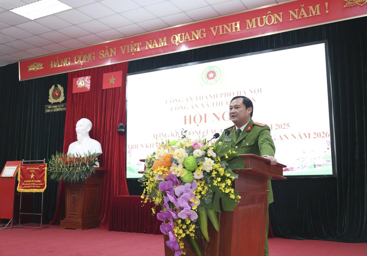 Công an xã Thường Tín triển khai nhiệm vụ công tác năm 2026- Ảnh 2.