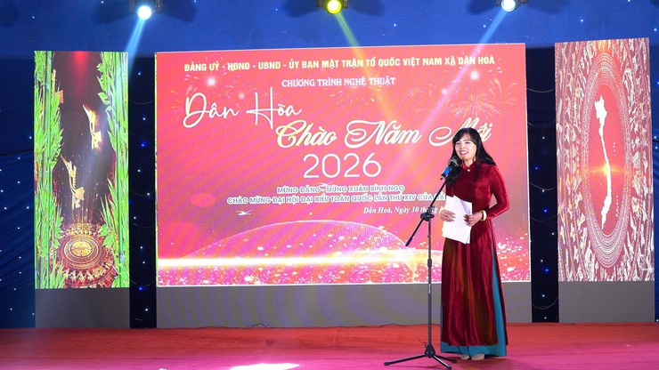 ĐẶC SẮC CHƯƠNG TRÌNH BIỂU DIỄN NGHỆ THUẬT
“DÂN HÒA – CHÀO NĂM MỚI 2026”
- Ảnh 6.