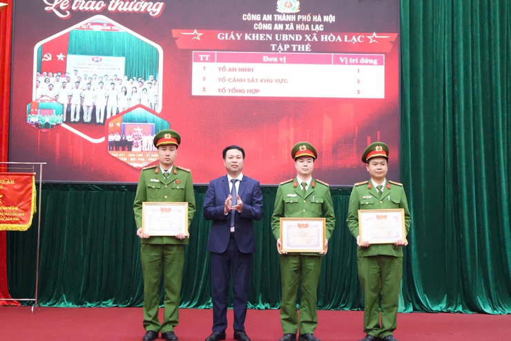 CÔNG AN XÃ HOÀ LẠC TỔ CHỨC HỘI NGHỊ TỔNG KẾT CÔNG TÁC NĂM 2025 VÀ TRIỂN KHAI CHƯƠNG TRÌNH CÔNG TÁC NĂM 2026- Ảnh 5.