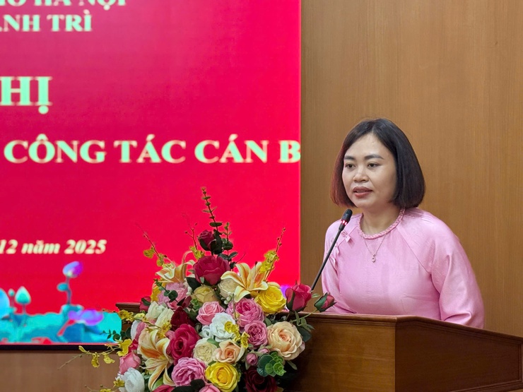 XÃ THANH TRÌ - CÔNG BỐ QUYẾT ĐỊNH VỀ CÔNG TÁC CÁN BỘ: TIẾP NHẬN, BỔ NHIỆM PHÓ TRƯỞNG BAN XÂY DỰNG ĐẢNG- Ảnh 3.