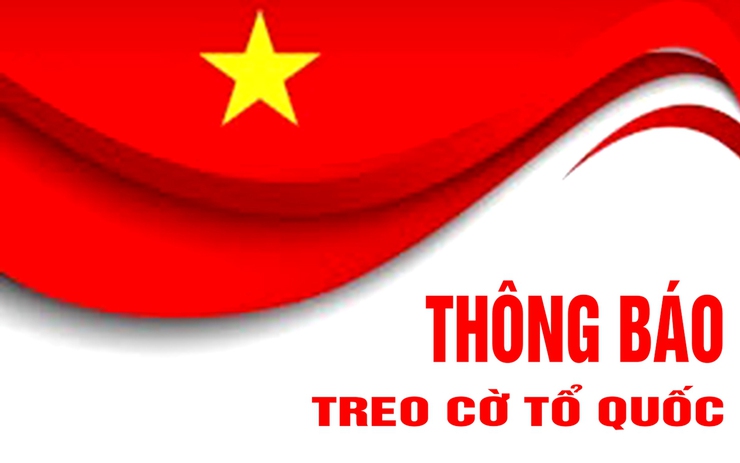 UBND XÃ SÓC SƠN THÔNG BÁO TREO CỜ- Ảnh 1.