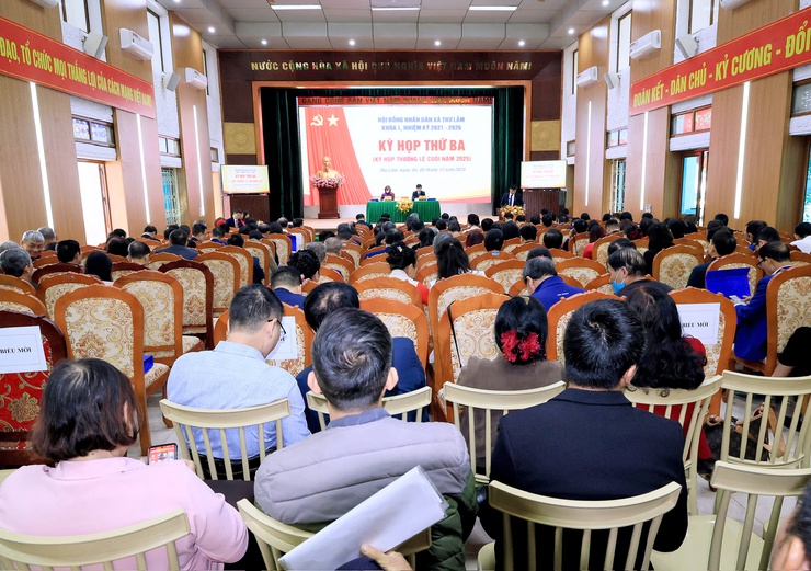 HĐND XÃ THƯ LÂM KHÓA I, NHIỆM KỲ 2021-2026 TỔ CHỨC KỲ HỌP THỨ BA (KỲ HỌP THƯỜNG LỆ CUỐI NĂM 2025)- Ảnh 8.