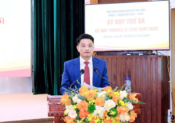 HĐND XÃ THƯ LÂM KHÓA I, NHIỆM KỲ 2021-2026 TỔ CHỨC KỲ HỌP THỨ BA (KỲ HỌP THƯỜNG LỆ CUỐI NĂM 2025)- Ảnh 10.