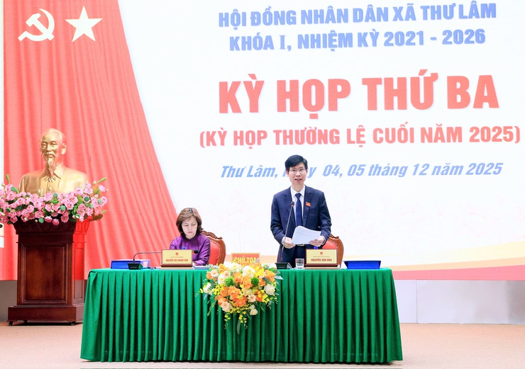 HĐND XÃ THƯ LÂM KHÓA I, NHIỆM KỲ 2021-2026 TỔ CHỨC KỲ HỌP THỨ BA (KỲ HỌP THƯỜNG LỆ CUỐI NĂM 2025)- Ảnh 17.