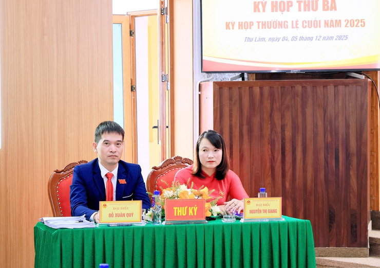HĐND XÃ THƯ LÂM KHÓA I, NHIỆM KỲ 2021-2026 TỔ CHỨC KỲ HỌP THỨ BA (KỲ HỌP THƯỜNG LỆ CUỐI NĂM 2025)- Ảnh 16.